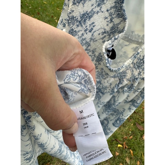 CUPSHE I'm Blushing Floral Midi Dress | Women's Halter Dress | SZ M - Picture 7 of 8